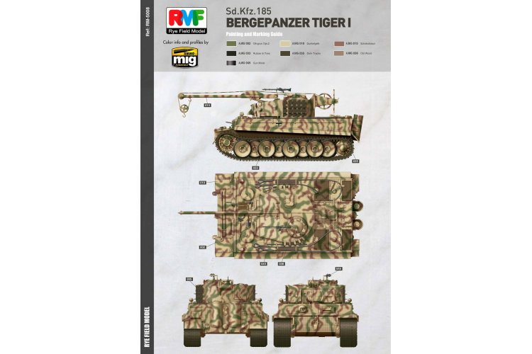 1:35 Rye Field Model 5008 Bergepanzer Tiger I Sd.Kfz.185 Italy 1944 - Rfm5008 4 - RFM5008