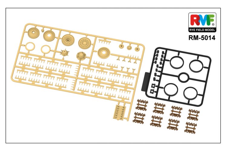 1:35 Rye Field Model 5014 Workable Track Links for Panther Ausf. A/G - Rfm5014 3 - RFM5014