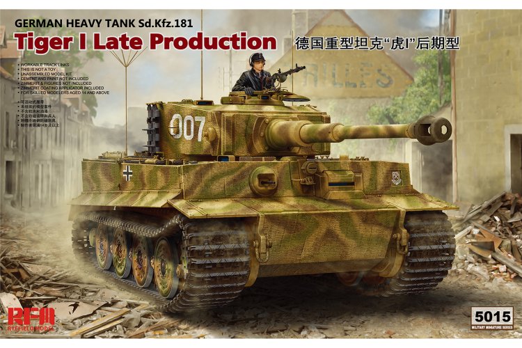 1:35 Rye Field Model 5015 Pz.Kpfw.VI Ausf.E Sd.Kfz.181 Tiger I Late Production - Rfm5015 1 - RFM5015