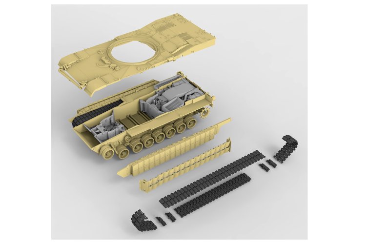 1:35 Rye Field Model 5026 U.S. Main Battle Tank M1A2 SEP Abrams TUSK I /TUSK II 2 in 1 with full interior - Rfm5026 5 - RFM5026