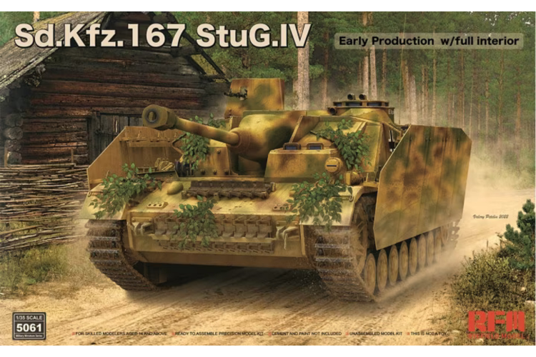 1:35 Rye Field Model 5061 Sd.Kfz. 167 StuG IV Early Production w/full interior - Rfm5061 1 - RFM5061