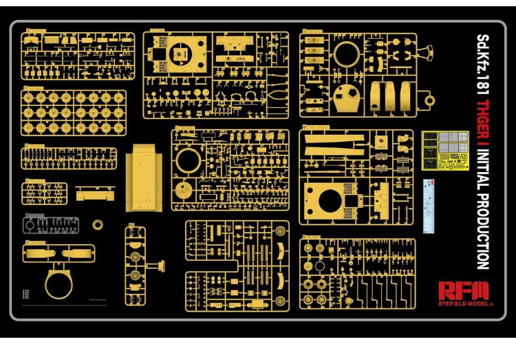 1:35 Rye Field Model 5078 Sd.Kfz.181 Tiger I Initial Production No.121 SpzAbt. 502 Leningrad 1943 - Rfm5078pe - RFM5078