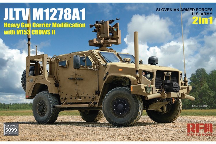 1:35 Rye Field Model 5099 JLTV M1278A1 Heavy Gun Carrier Modification with M153 Crows II US Army - Rfm5099 1 - RFM5099