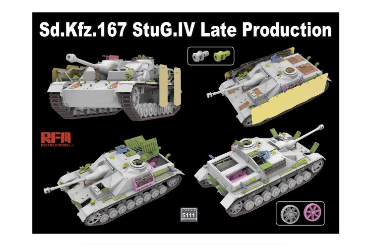 1:35 Rye Field Model 5111 Sturmgesch&uuml;tz IV - Sd.Kfz. 167 StuG.IV - Tank - Late Productie - Rfm5111 3 - RFM5111