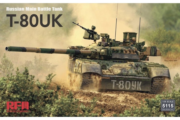 1:35 Rye Field Model 5115 Russian T-80UK - Main Battle tank - Rfm5115 1 - RFM5115