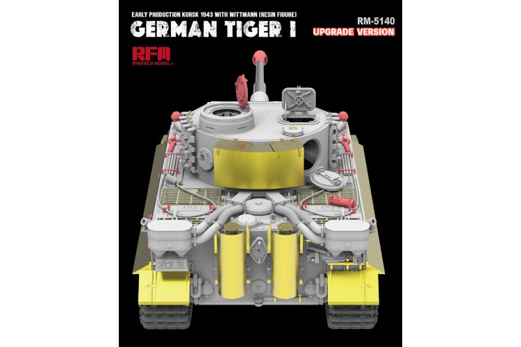 1:35 Rye Field Model 5140 Sd.Kfz. 181 Pz.Kpfw. VI Ausf. E Tiger I Vroege Productie - Kursk 1943 - Upgradeversie - Rfm5140 3 - RFM5140