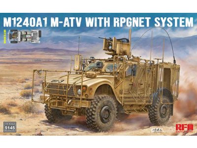 1:35 Rye Field Model 5145 M1240A1 M-ATV with RPGNET System &ndash; American Armoured Vehicle - Rfm5145 1 - RFM5145