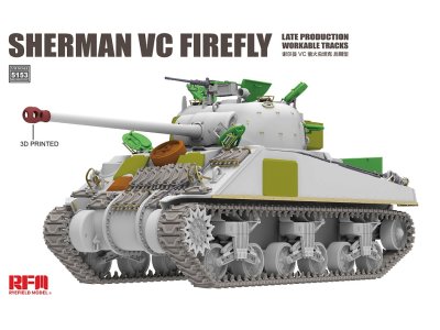 1:35 Rye Field Model 5153 Sherman VC Firefly &ndash; Late Production &ndash; British Tank - Rfm5153 1 - RFM5153