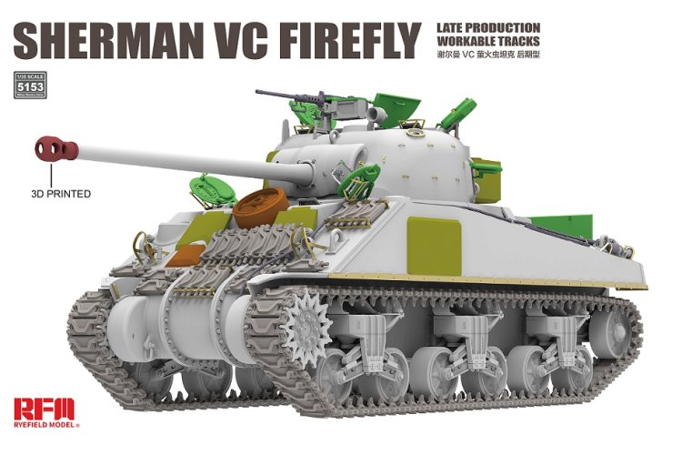 1:35 Rye Field Model 5153 Sherman VC Firefly - Late Productie - Britse Tank - Rfm5153 1 - RFM5153
