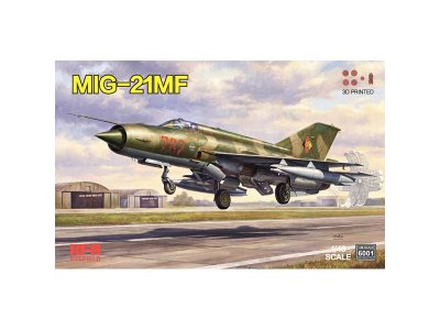 1:48 Rye Field Model 6001 Mikoyan-Gurevich MiG-21MF Fishbed-J - Soviet Fighter Aircraft - Rfm6001 1 - RFM6001