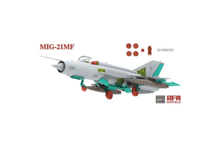 1:48 Rye Field Model 6001 Mikoyan-Gurevich MiG-21MF Fishbed-J - Soviet Fighter Aircraft - Rfm6001 2 - RFM6001
