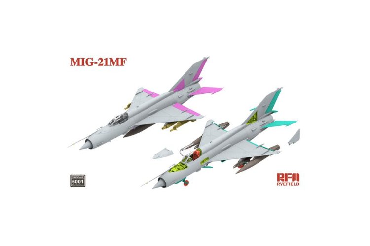 1:48 Rye Field Model 6001 Mikoyan-Gurevich MiG-21MF Fishbed-J - Soviet Fighter Aircraft - Rfm6001 3 - RFM6001
