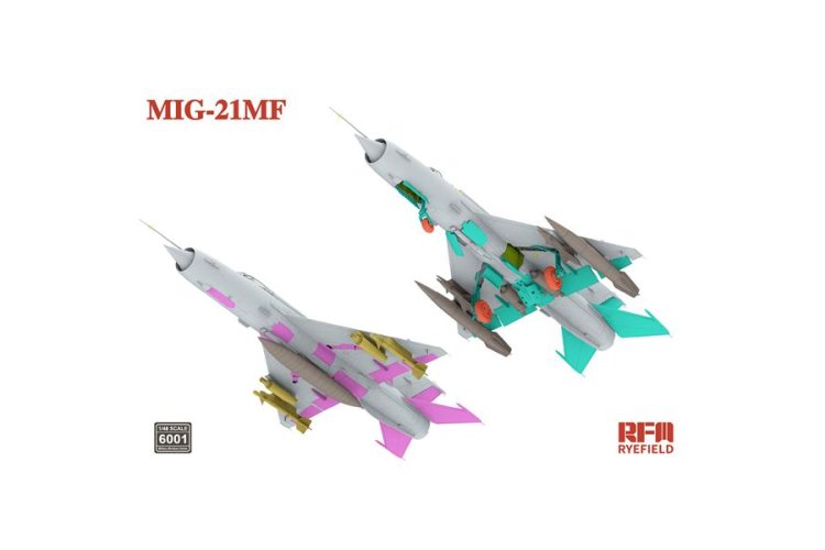1:48 Rye Field Model 6001 Mikoyan-Gurevich MiG-21MF Fishbed-J - Soviet Fighter Aircraft - Rfm6001 4 - RFM6001