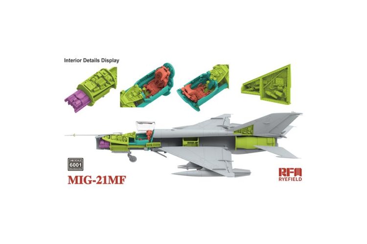 1:48 Rye Field Model 6001 Mikoyan-Gurevich MiG-21MF Fishbed-J - Soviet Fighter Aircraft - Rfm6001 5 - RFM6001