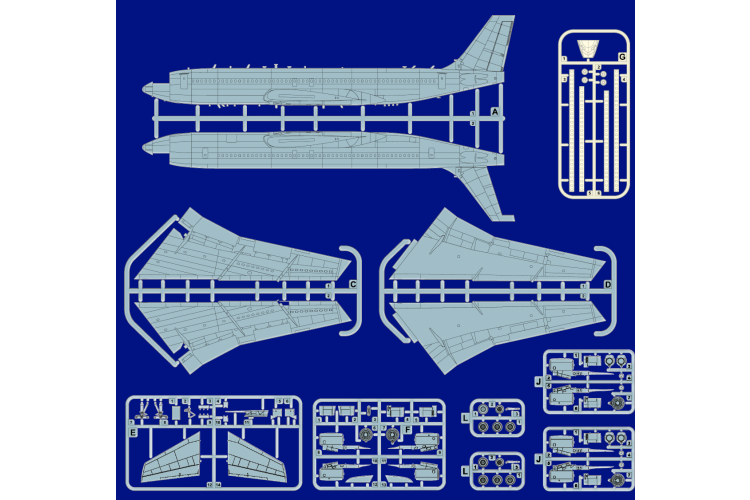 1:144 Roden 338 Boeing 707-321 &ndash; American Passenger Aircraft - Rod338 4 - ROD338
