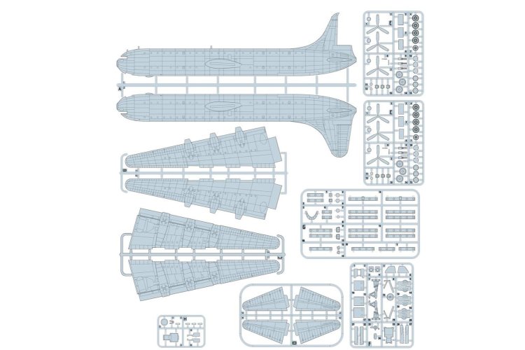 1:144 Roden 351 Convair XC-99 - Military Cargo Aircraft - Rod351 5 - ROD351