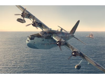 1:144 Roden 353 Short S.25 Sunderland Mk.III/V - Britse Maritieme Patrouillevliegboot - Rod353 1 - ROD353