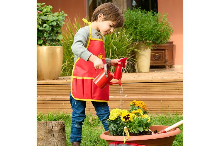 Wolf Garten Kinder Speelgoed &ndash; 4-delige tuingereedschapset met accessoires - Rtb sgh008 04 w 3 - RTB-SGH008-04-W