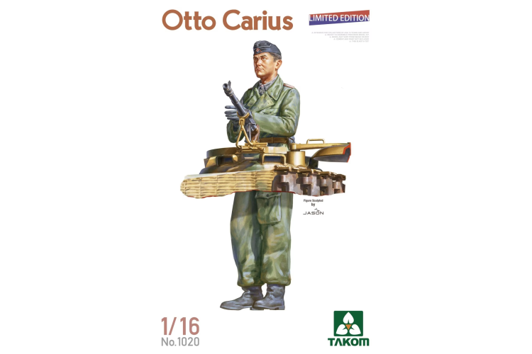 1:16 Takom 1020 Otto Carius - Figuur - Limited Edition - Tak1020 1 - TAK1020