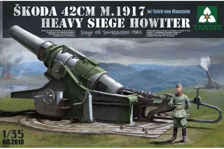 1:35 Takom 2018 Skoda 42cm M.1917 Heavy Siege Howitzer - Siege Of Sevastopol 1942 - Tak2018 1 - TAK2018
