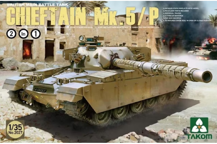 1:35 Takom 2027 British Main Battle Tank Chieftain Mk.5/P - Tak2027 1 - TAK2027
