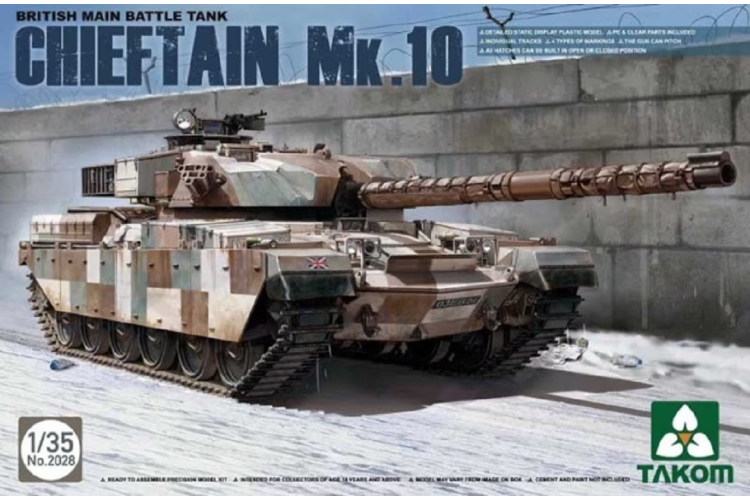 1:35 Takom 2028 British Main Battle Tank Chieftain Mk.10 - Tak2028 1 - TAK2028