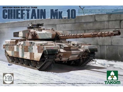 1:35 Takom 2028 British Main Battle Tank Chieftain Mk.10 - Tak2028 - TAK2028