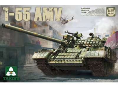 1:35 Takom 2042 T-55 AMV - Russian Medium Tank - Tak2042 - TAK2042