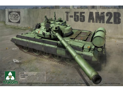 1:35 Takom 2057 T-55 AM2B - DDR Medium Tank - Tak2057 - TAK2057