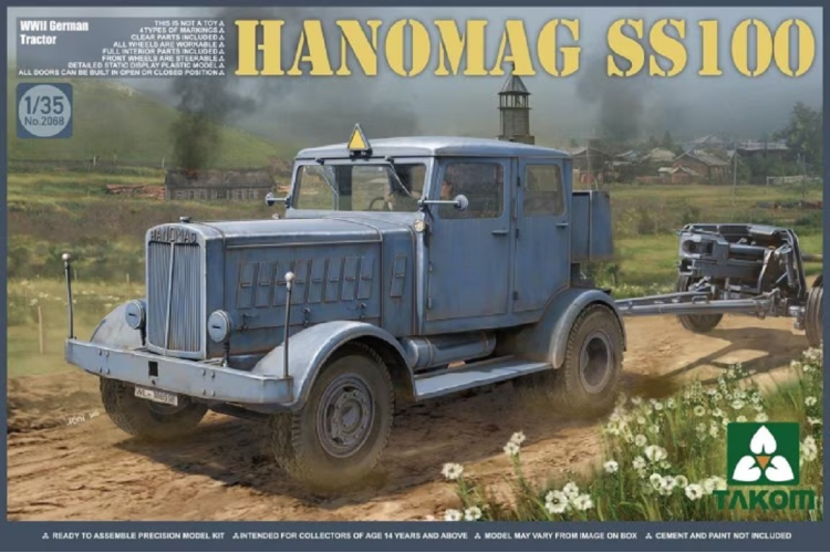 1:35 Takom 2068 Hanomag SS100 - WWII German Tractor - Tak2068 1 - TAK2068