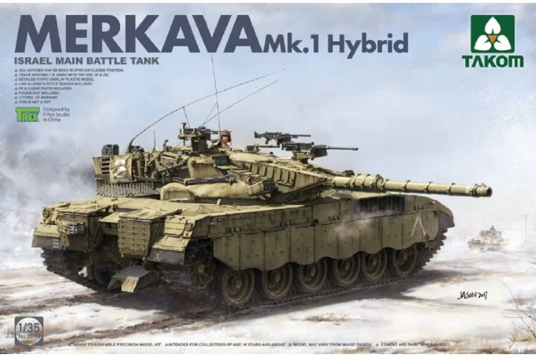 1:35 Takom 2079 Merkava Mk.1 Hybrid Tank - Tak2079 1 - TAK2079