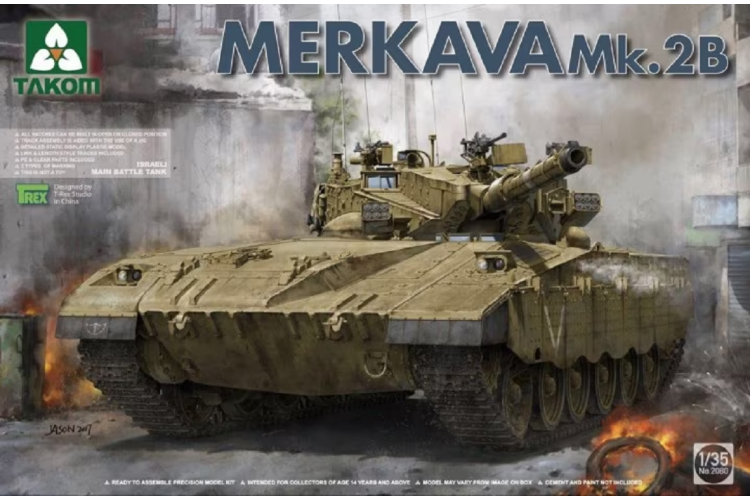 1:35 Takom 2080 Merkava Mk.2B Tank - Tak2080 1 - TAK2080