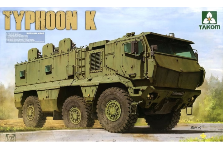 1:35 Takom 2082 Russian MRAP KAMAZ-63968 Typhoon K - w/cab & cabin interior - Tak2082 1 - TAK2082