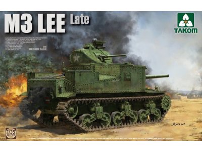1:35 Takom 2087 M3 Lee Late WWII - Amerikaanse Middelzware Tank - Tak2087 1 - TAK2087