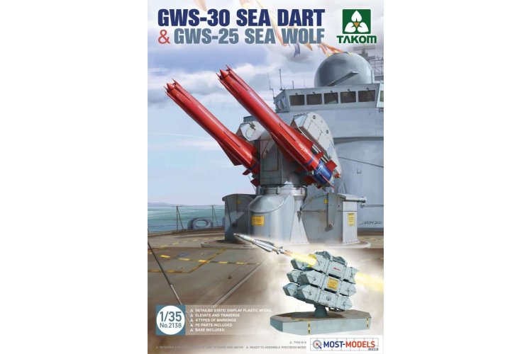 1:35 Takom 2138 GWS-30 SEA DART & GWS-25 SEA WOLF - Tak2138 takom 1 - TAK2138