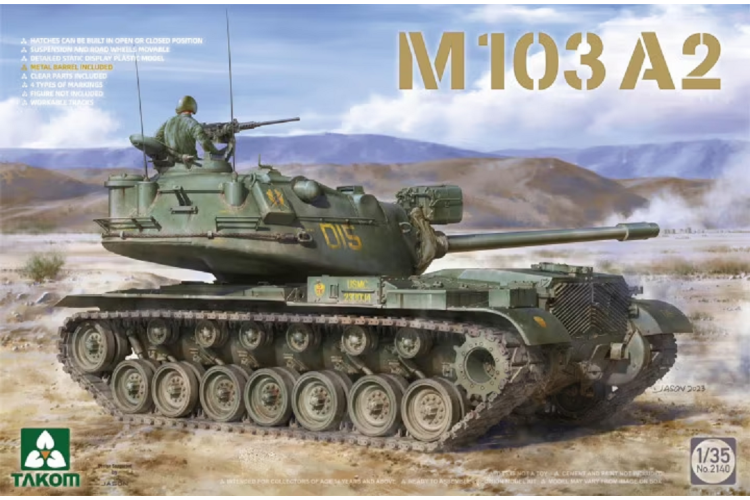 1:35 Takom 2140 M103A2 Tank - Tak2140 1 - TAK2140