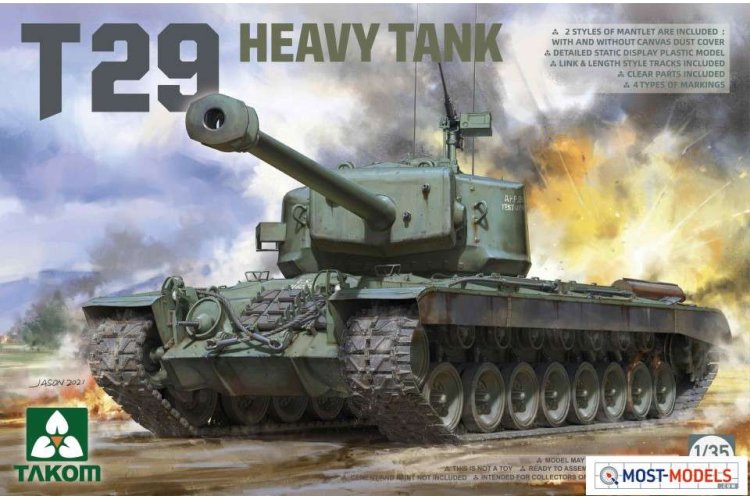 1:35 Takom 2143 U.S. Heavy Tank T29  - Tak2143 takom 1 - TAK2143