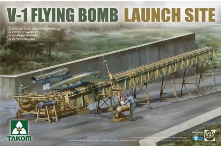 1:35 Takom 2152 V-1 Flying Bomb Launch Site - Tak2152 1 - TAK2152