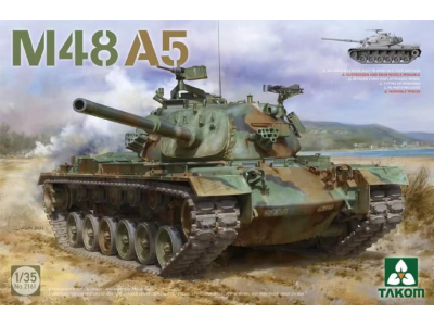 1:35 Takom 2161 M48A5 Tank - Tak2161 - TAK2161
