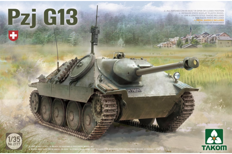 1:35 Takom 2177 Pzj G13 Tank - Tak2177 - TAK2177