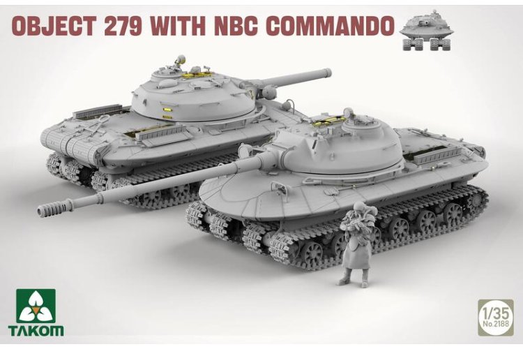 Takom Object 279 with NBC Command - 1:35 Model Kit
