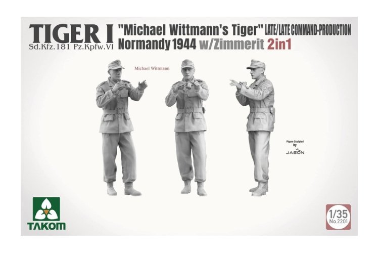 1:35 Takom 2201 Tiger I late productie met zimmerit Normandi&euml; 1944"Michael Wittmann's Tiger" - Tak2201 3 - TAK2201