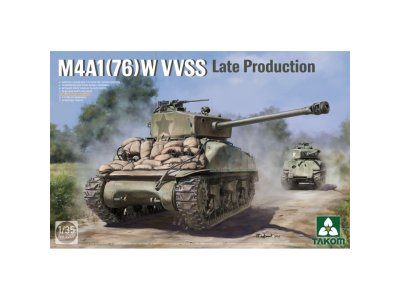 1:35 Takom 2207 M4A1(76)W VVSS Late Production WWII &ndash; American Tank - Tak2207 1 - TAK2207