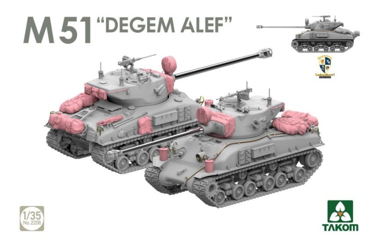 1:35 Takom 2207W Sherman&sup2; BIG BOX &ndash; M51 Degem Alef &ndash; M4A1(76)W VVSS &ndash; US Army 1/4 Ton Utility Truck - Tak2207w 8 - TAK2207W