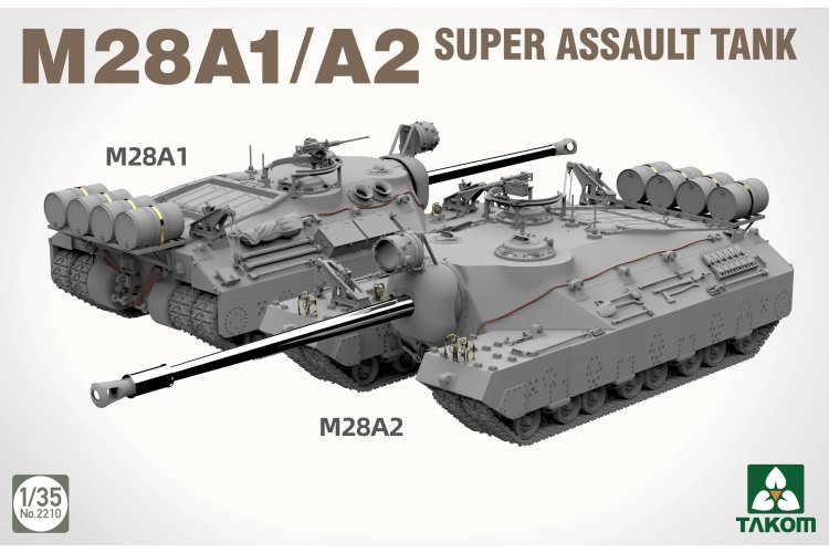 1:35 Takom 2210 M28A1/A2 Super Assault Tank &ndash; American Tank Destroyer - Tak2210 2 - TAK2210