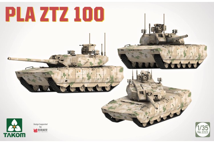 1:35 Takom 2222 PLA ZTZ 100 &ndash; Chinese Tank - Tak2222 3 - TAK2222