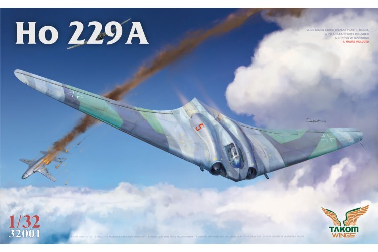1:32 Takom 32001 Horten Ho 229A WWII - Straaljager - Tak32001 1 - TAK32001