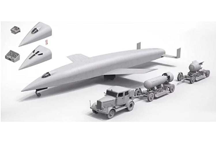1:72 Takom 5018 Saenger-Bredt Silbervogel Suborbital Bomber & Atomic Payload Suite - Tak5018 2 - TAK5018
