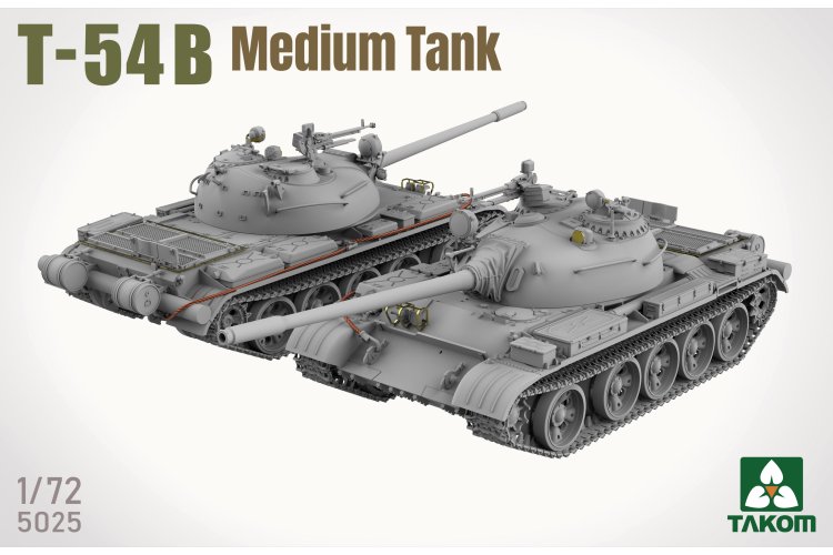 1:72 Takom 5025 T-54B - Sovjet Middelzware Tank - Tak5025 2 - TAK5025