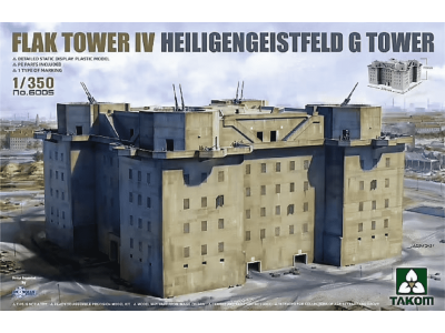 1:350 Takom 6005 Flak Tower IV Heiligengeistfeld G Tower - Tak6005 - TAK6005